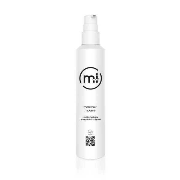 more hair mousse | pianka nadająca sprężystości i objętości
